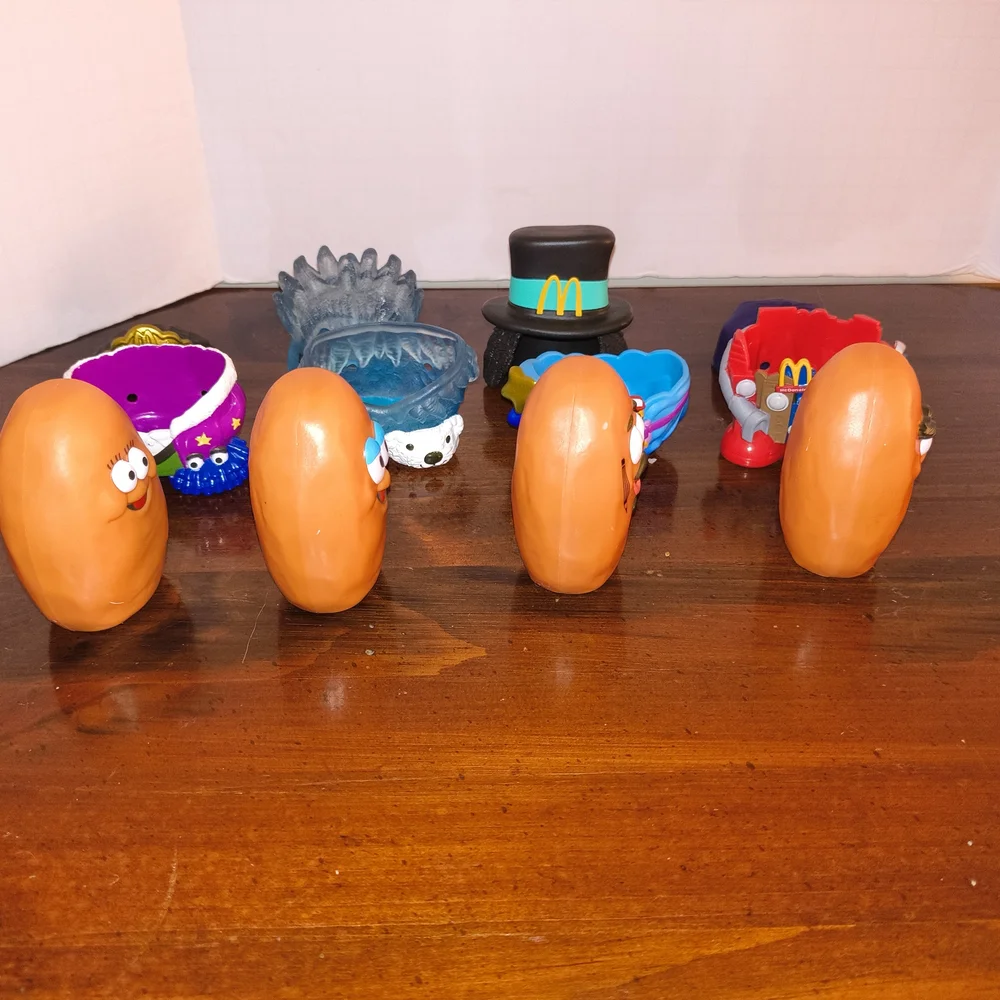 McDonald’s Happy Meal Potato Head Character Lot - Orange Figures - Picture 7 of 12